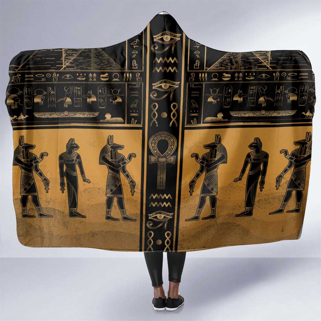 Egypt Hooded Blanket Ancient Ankh Luxury - African Pride