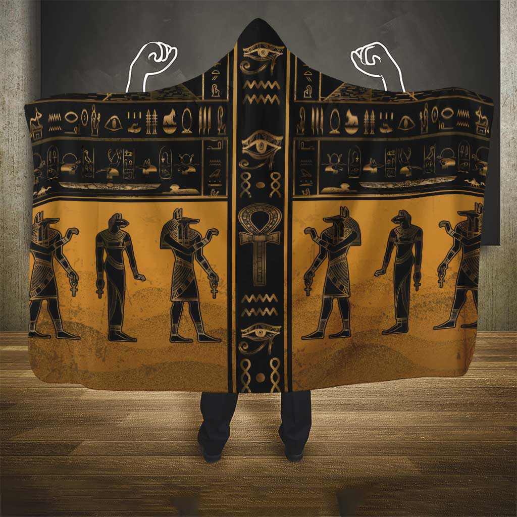 Egypt Hooded Blanket Ancient Ankh Luxury - African Pride