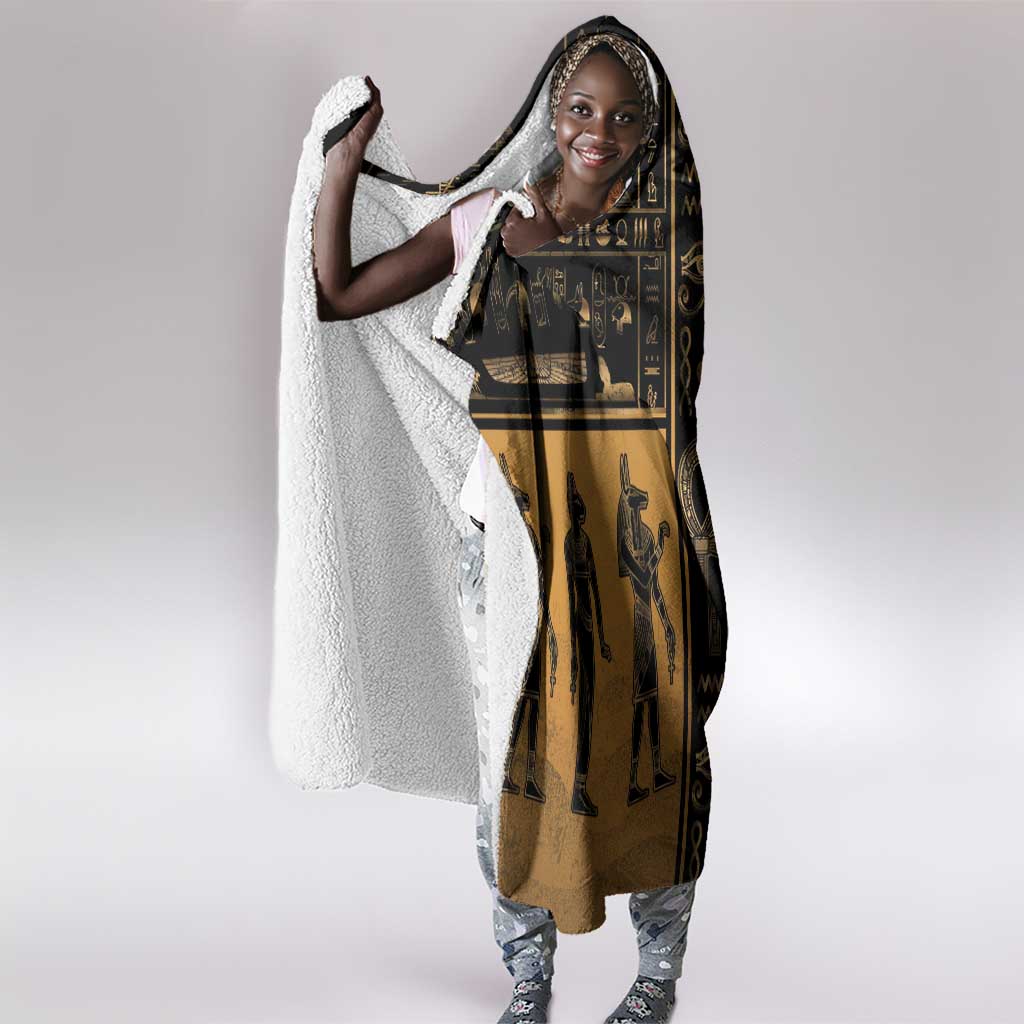 Egypt Hooded Blanket Ancient Ankh Luxury - African Pride