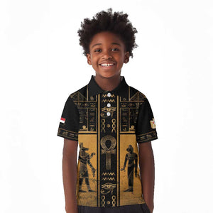 Personalized Egypt Kid Polo Shirt Ancient Ankh Luxury - African Pride