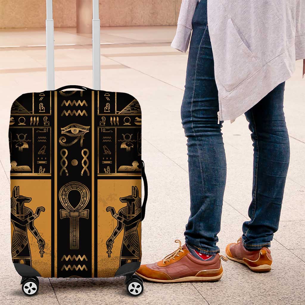 Egypt Luggage Cover Ancient Ankh Luxury - African Pride