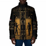 Personalized Egypt Padded Jacket Ancient Ankh Luxury - African Pride