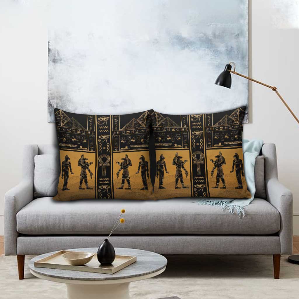 Egypt Pillow Cover Ancient Ankh Luxury - African Pride