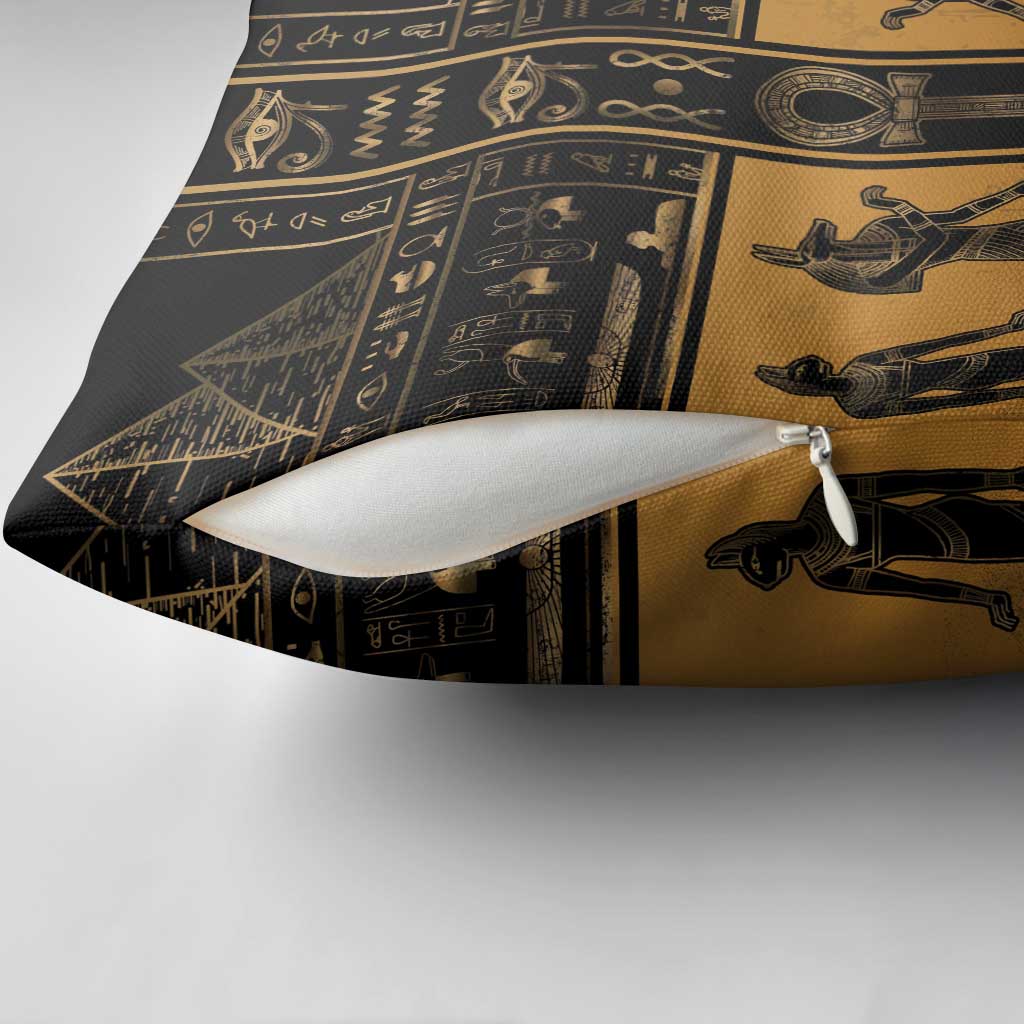 Egypt Pillow Cover Ancient Ankh Luxury - African Pride