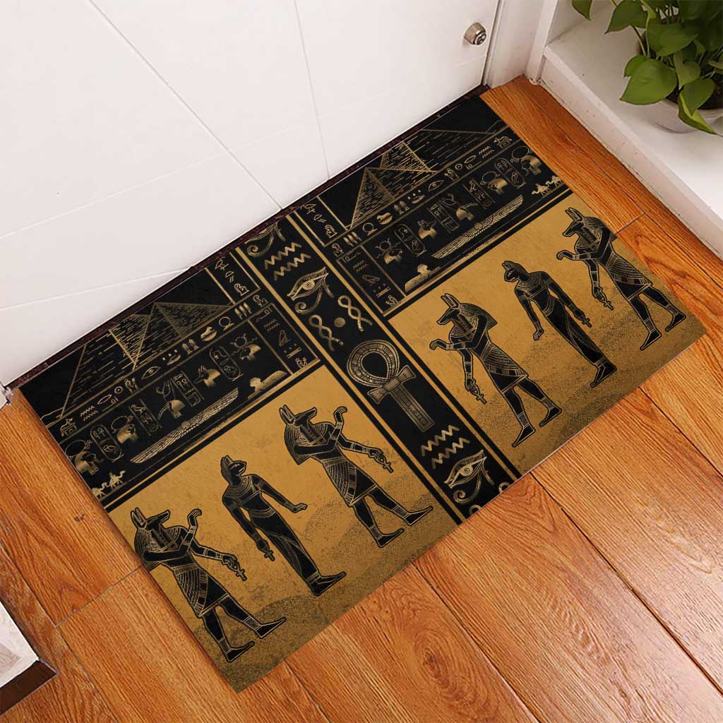 Egypt Rubber Doormat Ancient Ankh Luxury - African Pride