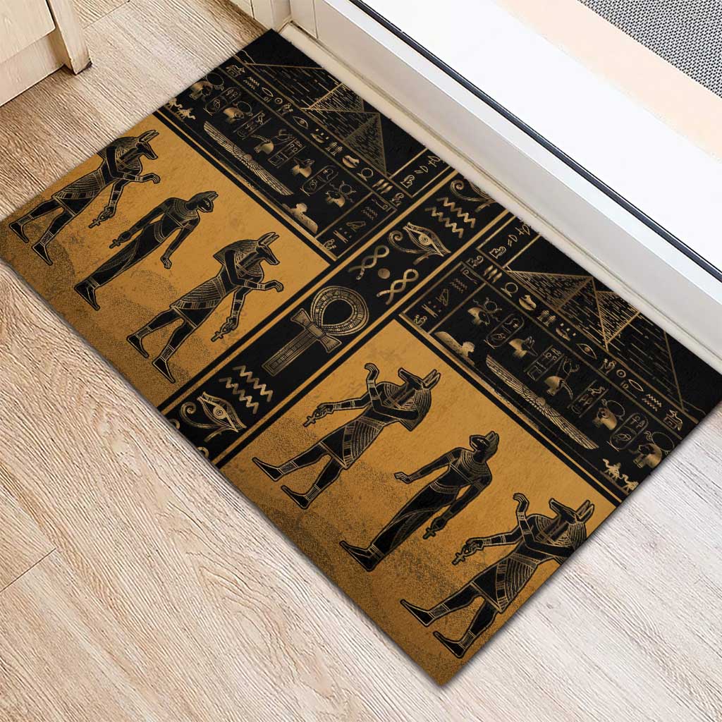 Egypt Rubber Doormat Ancient Ankh Luxury - African Pride