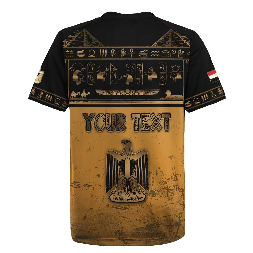 Personalized Egypt Rugby Jersey Ancient Ankh Luxury - African Pride
