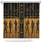 Egypt Shower Curtain Ancient Ankh Luxury - African Pride