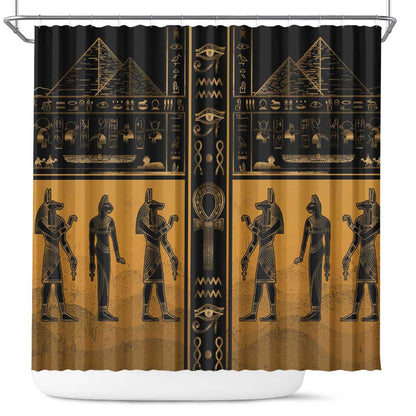 Egypt Shower Curtain Ancient Ankh Luxury - African Pride