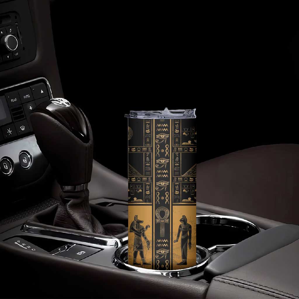 Personalized Egypt Skinny Tumbler Ancient Ankh Luxury - African Pride