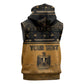 Personalized Egypt Sleeveless Zip Hoodie Ancient Ankh Luxury - African Pride