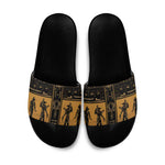 Egypt Slide Sandals Ancient Ankh Luxury - African Pride