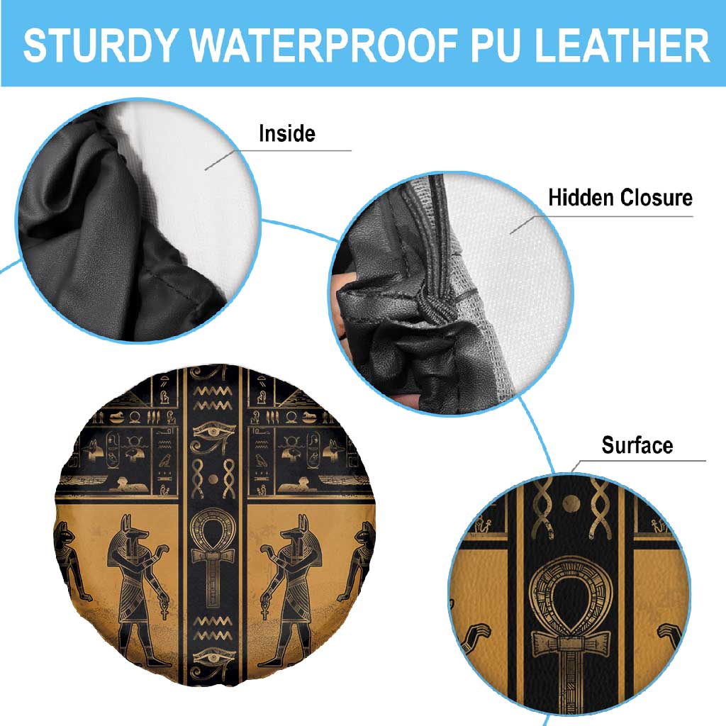 Egypt Spare Tire Cover Ancient Ankh Luxury - African Pride