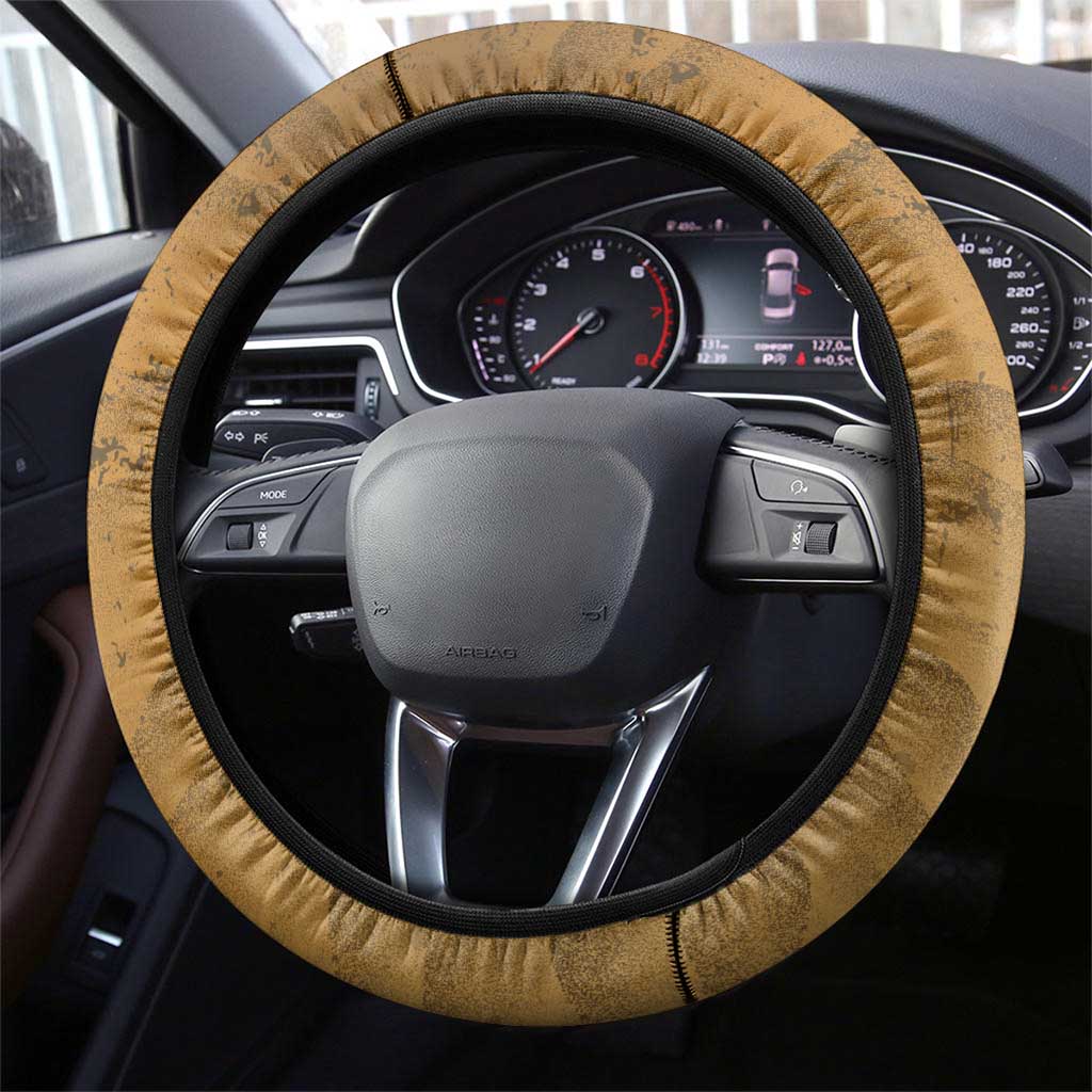 Egypt Steering Wheel Cover Ancient Ankh Luxury - African Pride
