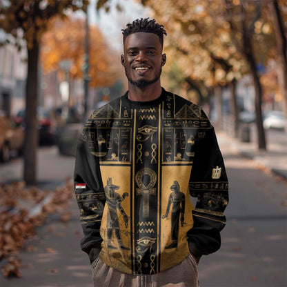 Personalized Egypt Sweatshirt Ancient Ankh Luxury - African Pride