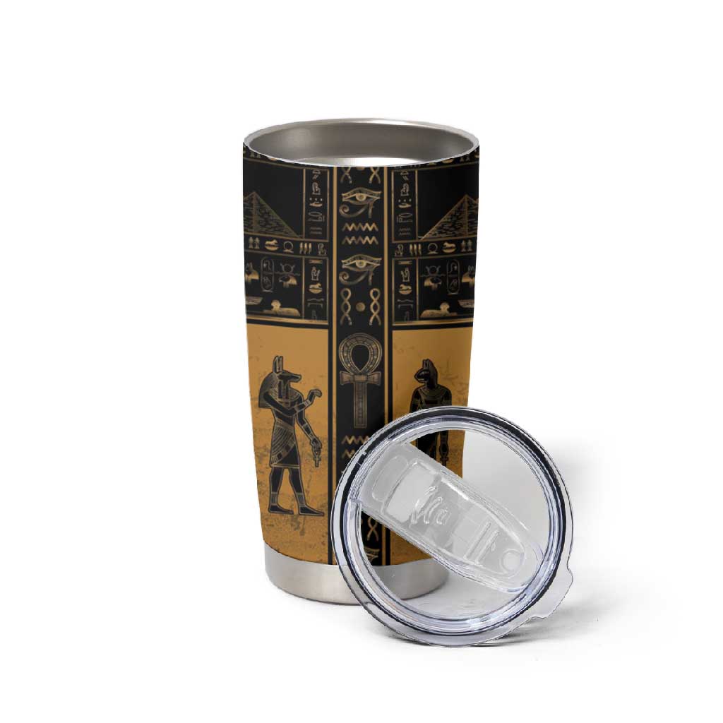 Personalized Egypt Tumbler Cup Ancient Ankh Luxury - African Pride