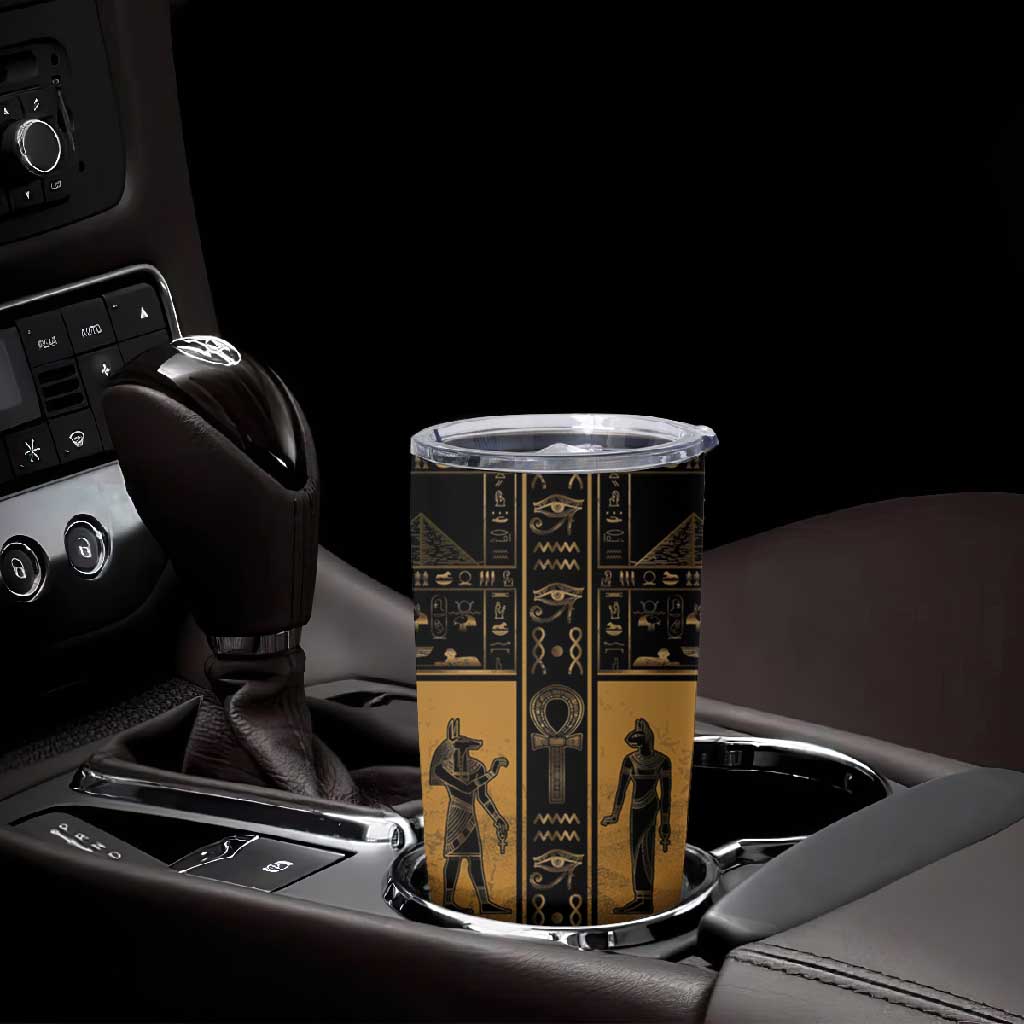 Personalized Egypt Tumbler Cup Ancient Ankh Luxury - African Pride