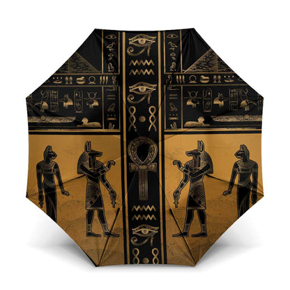 Egypt Umbrella Ancient Ankh Luxury - African Pride