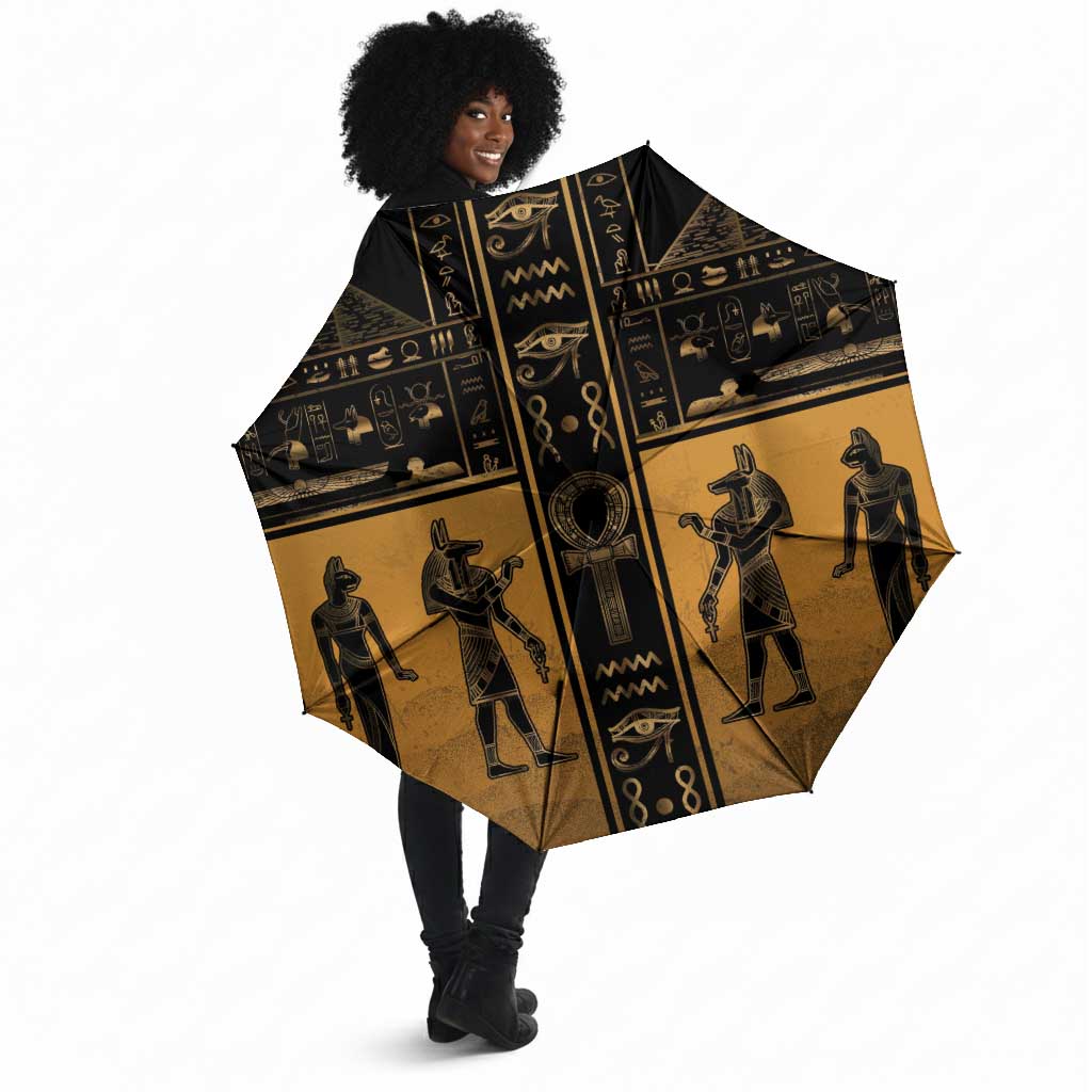 Egypt Umbrella Ancient Ankh Luxury - African Pride