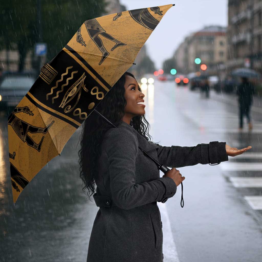 Egypt Umbrella Ancient Ankh Luxury - African Pride