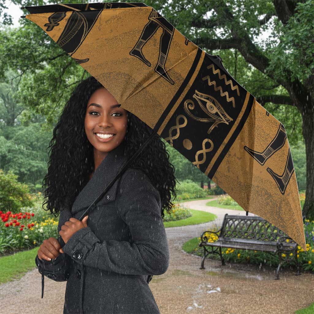 Egypt Umbrella Ancient Ankh Luxury - African Pride