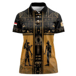 Personalized Egypt Women Polo Shirt Ancient Ankh Luxury - African Pride