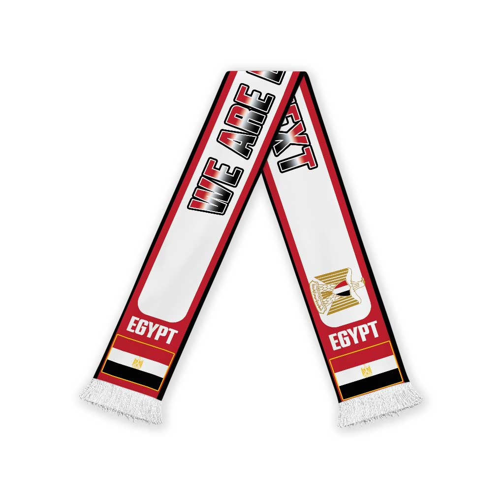 Egypt 2026 Football Personalized Soccer Scarf Go Pharaohs