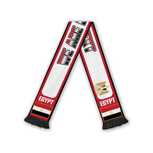 Egypt 2026 Football Personalized Soccer Scarf Go Pharaohs