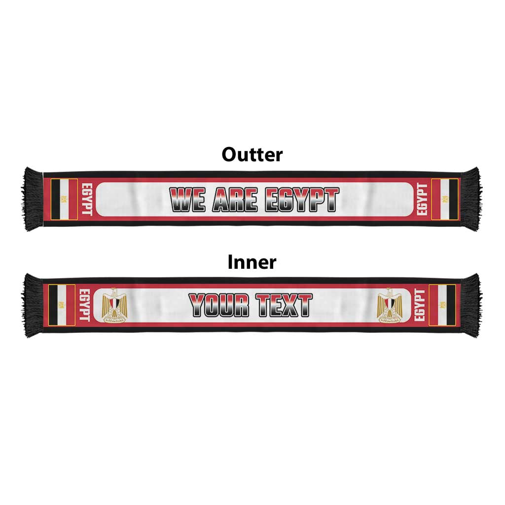 Egypt 2026 Football Personalized Soccer Scarf Go Pharaohs
