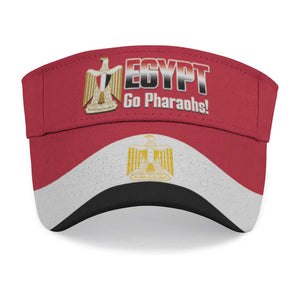 Egypt 2026 Football Sun Visor Cap Go Pharaohs