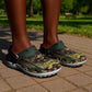Egypt Eye of Horus Clogs Shoes Golden Ancient Egypt Pattern - African Pride