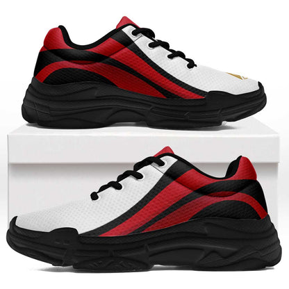Egypt Football Chunky Sneakers Flag-Inspired Curve Style