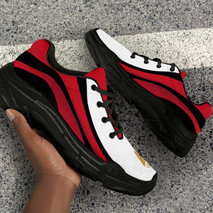 Egypt Football Chunky Sneakers Flag-Inspired Curve Style