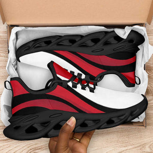 Egypt Football Clunky Sneakers Flag-Inspired Curve Style