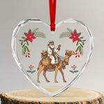 Eritrea Christmas Glass Ornament Santa Camel