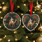 Eritrea Christmas Glass Ornament Santa Camel