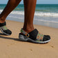 Ethiopia Saba Kemis Sash Style Clogs Shoes Black Color - African Pride