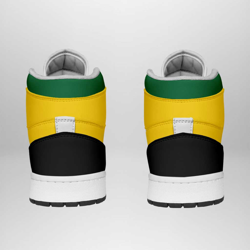 Ghana High Sneakers AJ1 Classic National Flag Style - African Pride