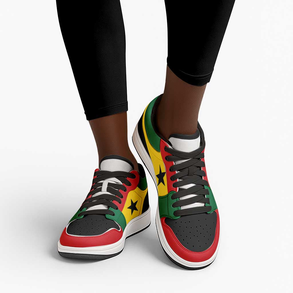 Ghana Low Sneakers Classic National Flag Style - African Pride