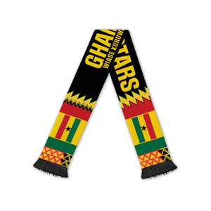 Ghana Wiase Kuruwa Soccer Scarf Kente Pride Edition