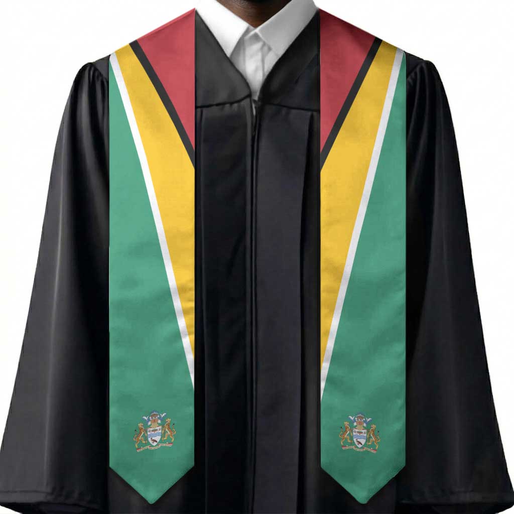 Guyana Graduation Stole Flag Style