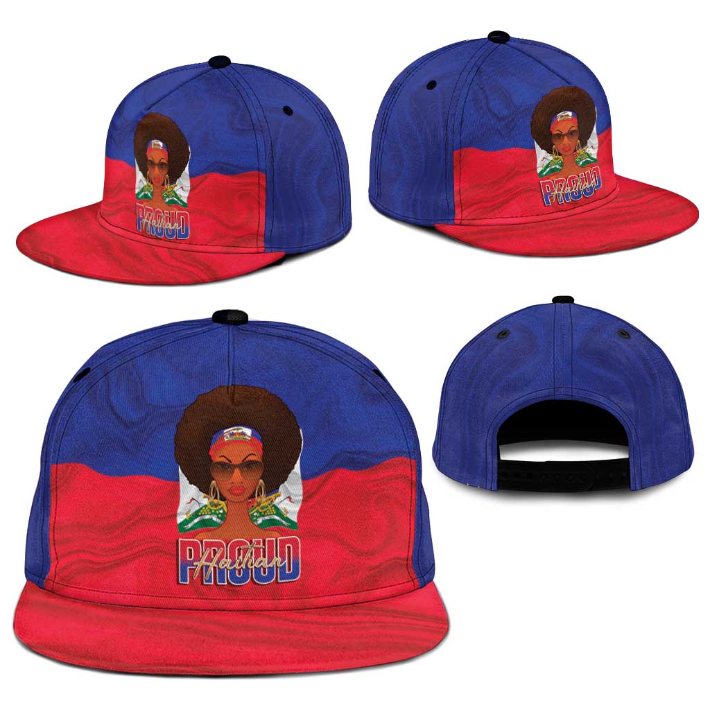 Haiti Flag Day Snapback Cap Haitian Women Proud Flag Wave Style