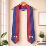 Haiti Graduation Stole Flag Style