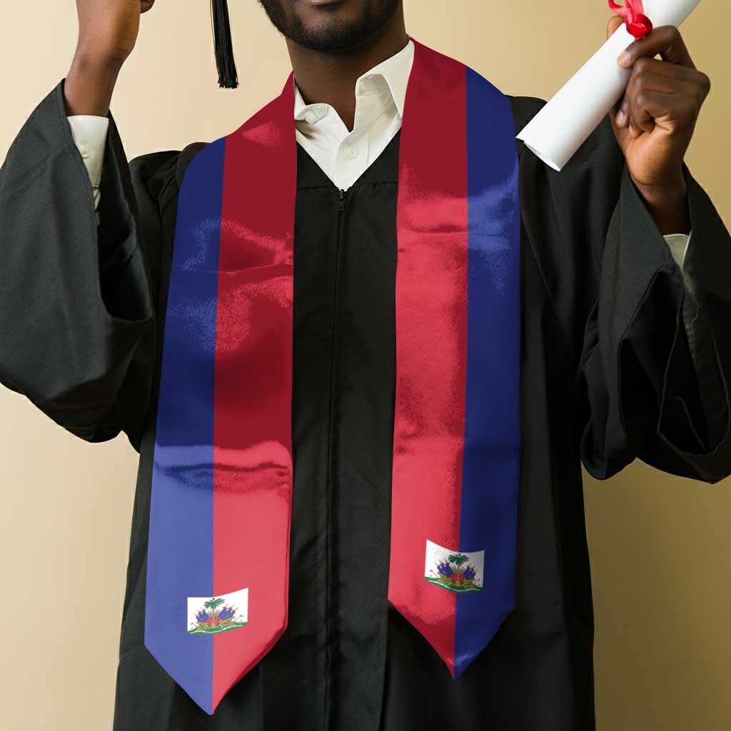 Haiti Graduation Stole Flag Style