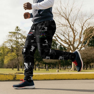 Haiti Map Camouflage Jogger Pants Unique Style - African Pride
