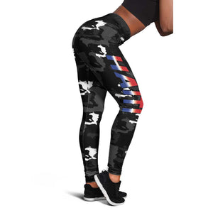 Haiti Map Camouflage Leggings Unique Style - African Pride