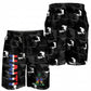 Haiti Map Camouflage Shorts for Men Unique Style - African Pride