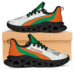 Ivory Coast 2026 Football Clunky Sneakers Les Elephants African Pattern Curve Stylized - African Pride