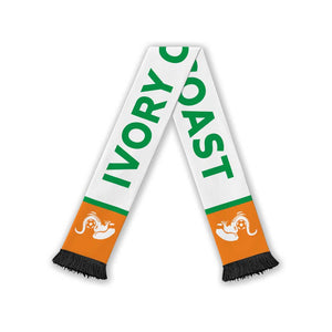 Ivory Coast Football 2026 Soccer Scarf Go Les Elephants