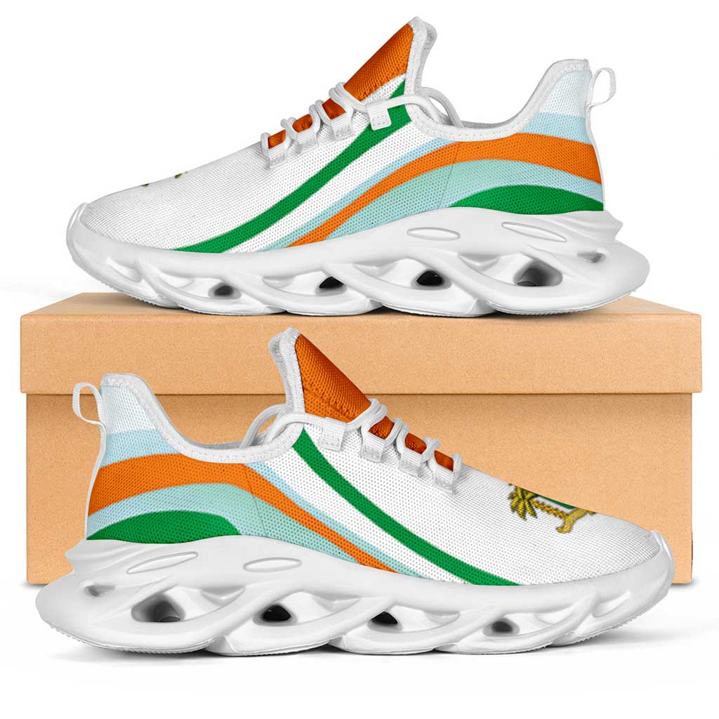 Ivory Coast Football Clunky Sneakers Flag-Inspired Curve Style